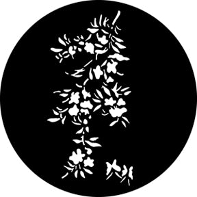 76573 Oriental Flowers - Rosco Standard Steel Gobo