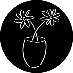 76574 Dainty Flowers - Rosco Standard Steel Gobo