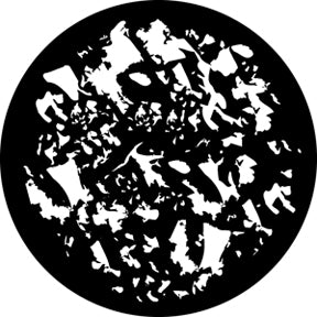 76597 Scrunched - Rosco Standard Steel Gobo