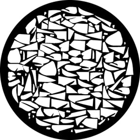76601 Crazy Breakup - Rosco Standard Steel Gobo
