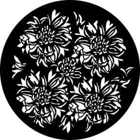 76605 Bloomin Breakup - Rosco Standard Steel Gobo