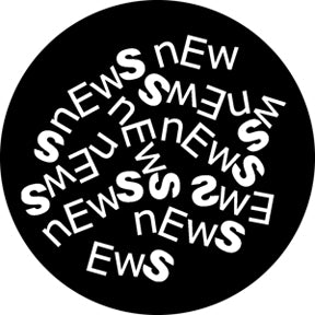 76609 News Breakup - Rosco Standard Steel Gobo