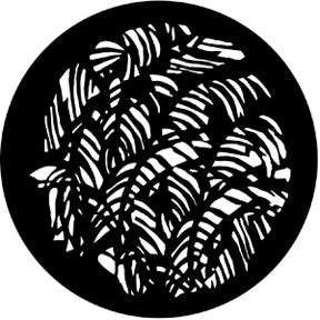 77126 Jungle Leaves - Rosco Standard Steel Gobo