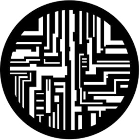 77209 Computer Circuitry - Rosco Standard Steel Gobo