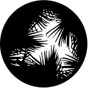 77282 Dense Palm  Rosco Stainless Steel Gobo