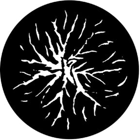 77284 Kinetic Burst - Rosco Standard Steel Gobo