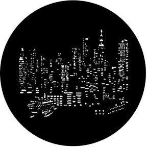 77287 NYC Skyline - Rosco Standard Steel Gobo