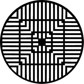 77390 Geometrics 10 - Rosco Standard Steel Gobo