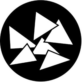 77415 Triangles - Rosco Standard Steel Gobo