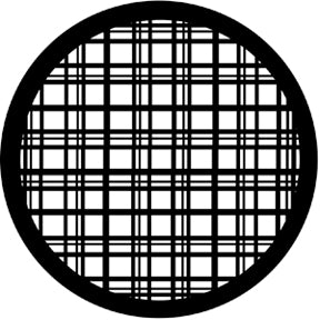 77424 Plaid - Rosco Standard Steel Gobo