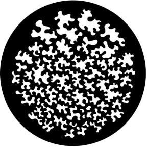77447 Leaf Breakup (distorted) - Rosco Standard Steel Gobo