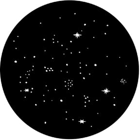 77514 Star Cluster - Rosco Standard Steel Gobo