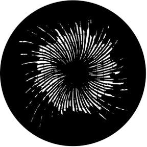 77525 Solar Burst - Rosco Standard Steel Gobo