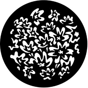 77547 Floral 7 - Rosco Standard Steel Gobo