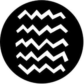 77571 Zig Zags - Rosco Standard Steel Gobo