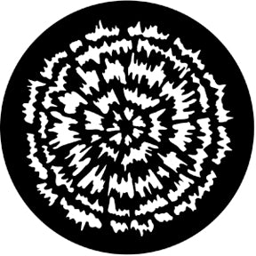 77582 Tye Dye  Rosco Stainless Steel Gobo