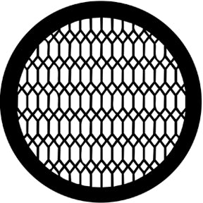 77597 Diamond Lattice - Rosco Standard Steel Gobo
