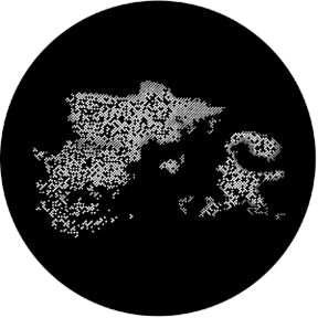 77602 Nimbus - Rosco Black & White Glass Gobo