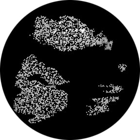 77604 Cumulo Nimbus 2  Rosco Black & White Glass Gobo