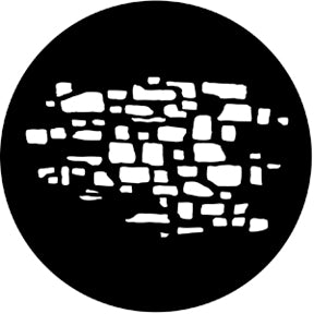 77618 Stone Wall 2 - Rosco Standard Steel Gobo