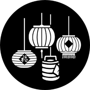 77653 Chinese Lanterns - Rosco Standard Steel Gobo