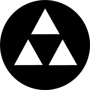77657 Triangles 3 - Rosco Standard Steel Gobo