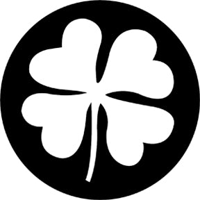 77668 Four Leaf Clover - Rosco Standard Steel Gobo