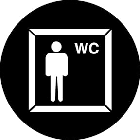 77674 Mens WC - Rosco Standard Steel Gobo
