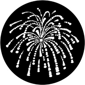 77766 Fireworks 1 - Rosco Standard Steel Gobo