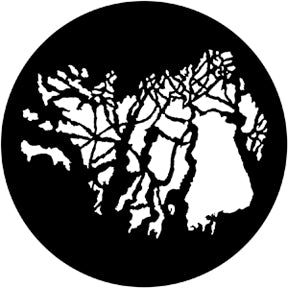 77793 Forest Stage Right - Rosco Standard Steel Gobo