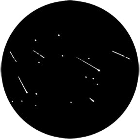 77850 Shooting Stars - Rosco Standard Steel Gobo