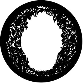 77861 Leaf Vignette - Rosco Standard Steel Gobo