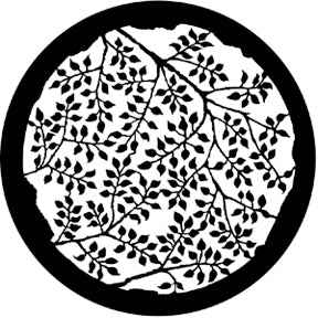 77863 Branching Leaves (+) - Rosco Standard Steel Gobo