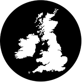 77875 British Isles - Rosco Standard Steel Gobo