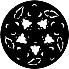 77887 Gothic Rose (Yellow) - Rosco Standard Steel Gobo