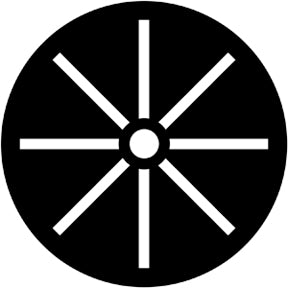 77919 Radial Bars - Rosco Standard Steel Gobo