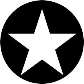 78001 Single Star  Rosco Stainless Steel Gobo