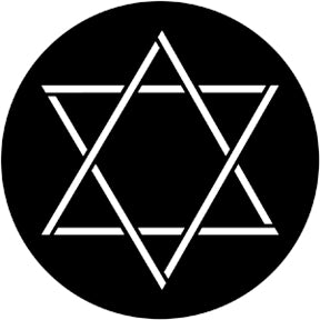 78005 Star of David - Rosco Standard Steel Gobo
