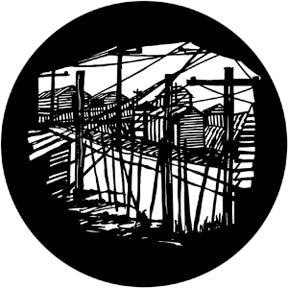78021 Ghetto 1 - Rosco Standard Steel Gobo