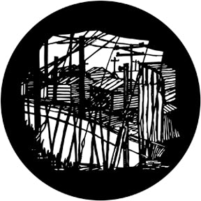78022 Ghetto 2 - Rosco Standard Steel Gobo