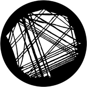 78023 Random Lines - Rosco Standard Steel Gobo