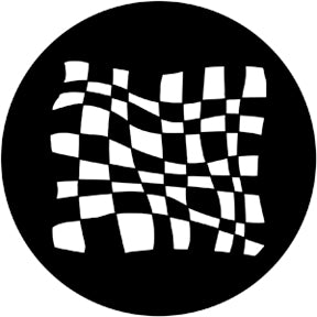 78052 Chequered Flag 3 - Rosco Standard Steel Gobo