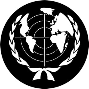78085 United Nations  Rosco Stainless Steel Gobo