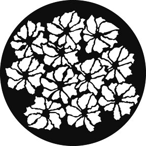 G781 Hillside Blossoms - Rosco Standard Steel Gobo