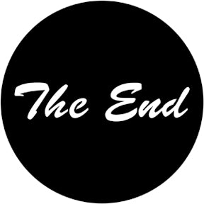 78120 The End  Rosco Stainless Steel Gobo