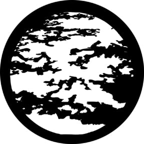 78216 Moon Clouds  Rosco Stainless Steel Gobo