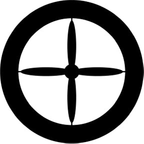 78366 Propeller 4  Rosco Stainless Steel Gobo