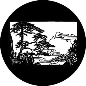 78540 Distant Mountain - Rosco Standard Steel Gobo