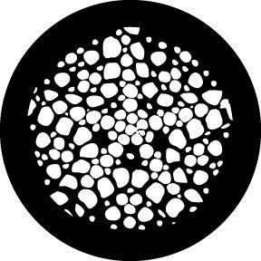 78604 StarFish Breakup  Rosco Stainless Steel Gobo