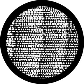 78653 Iguana Breakup - Rosco Standard Steel Gobo